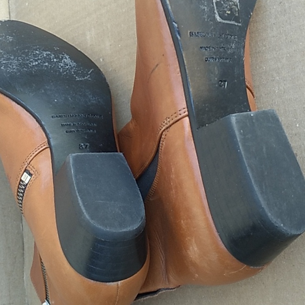 Isabel Marant Etoile Leather Boots Size 37 - Picture 9 of 10